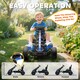 image 4 of AIYAPLAY Pedal Go Kart with Freewheel System, for Ages 3-6 Years, Blue