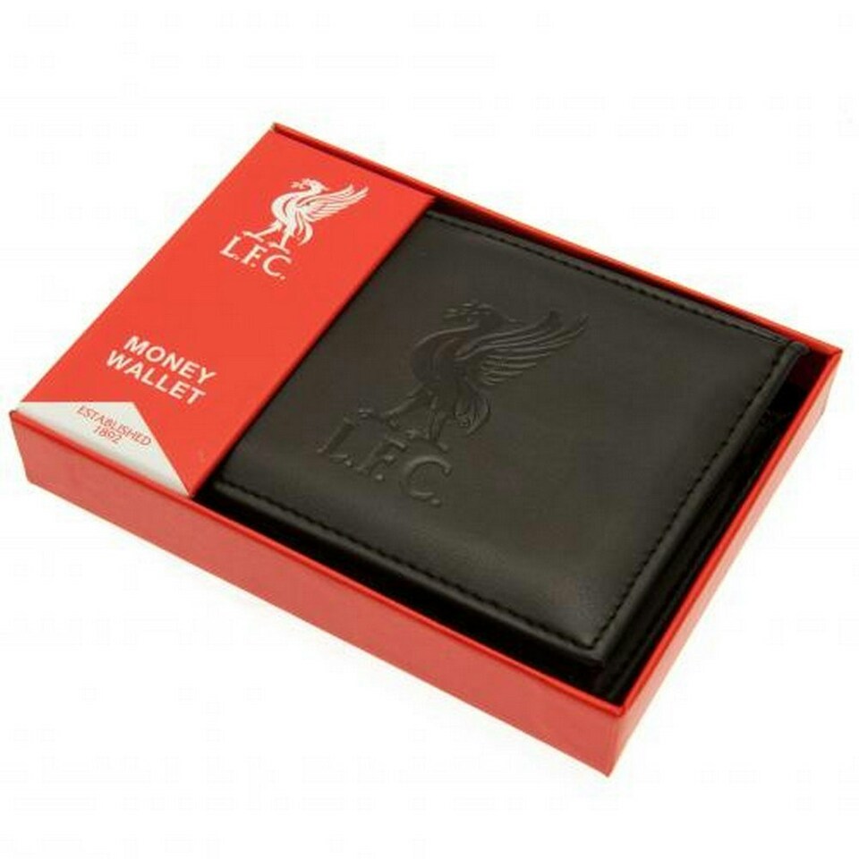 image 1 of Liverpool FC Debossed Wallet - Black - One Size