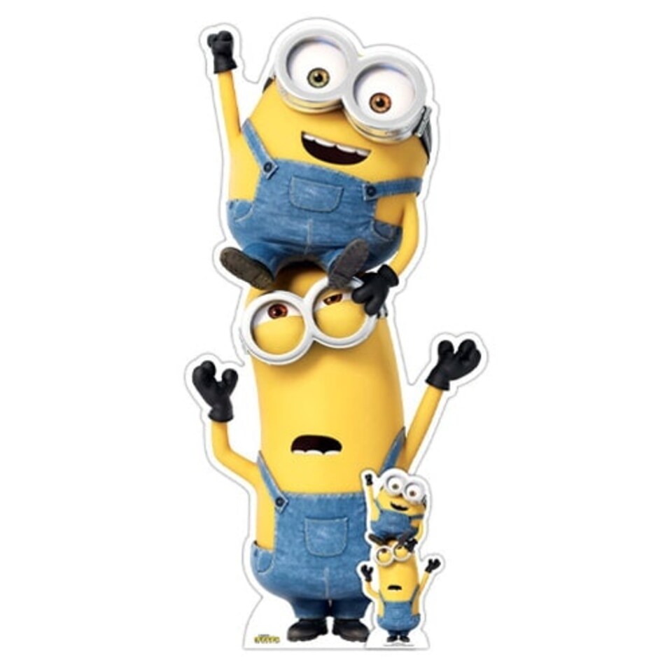 Kevin and Bob Minions 2 Lifesize Cardboard Cutout 147cm