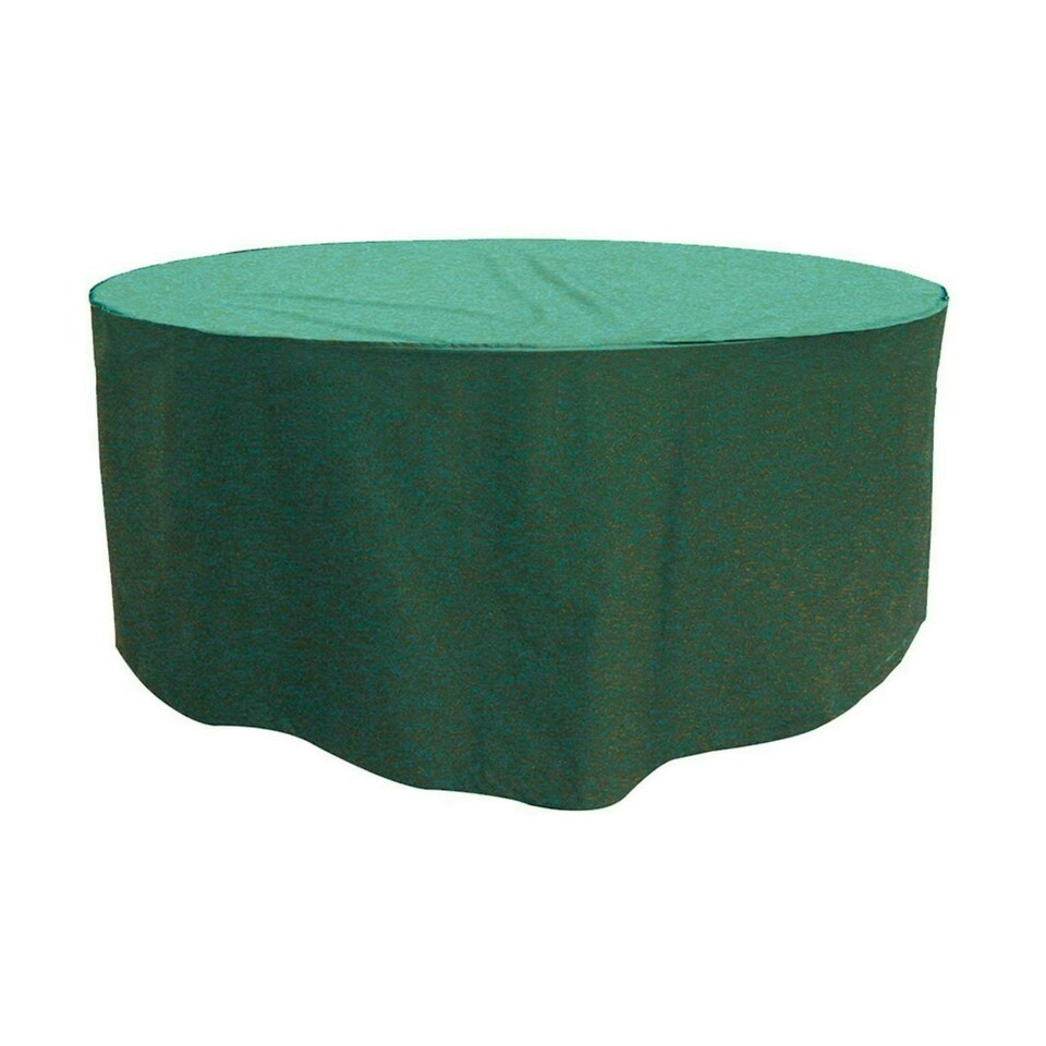 image 1 of Round 6 Seater Furniture Set Protective Cover in Green | Green
