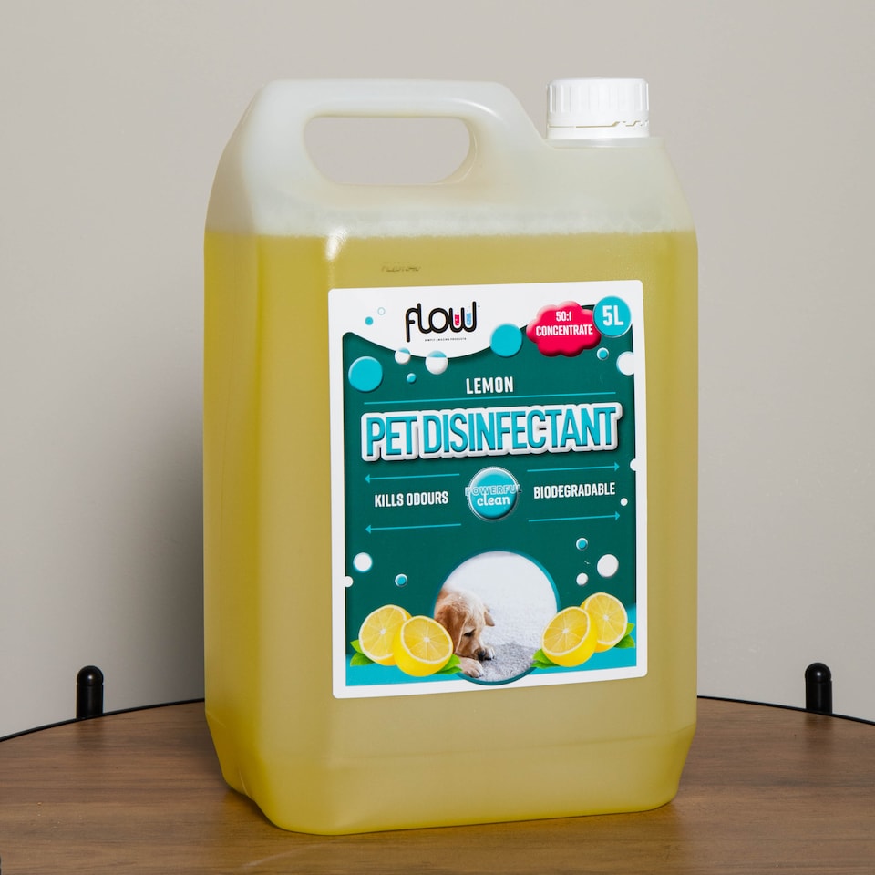 image 1 of 5 Litre Lemon Scented Pet Disinfectant Cleaner
