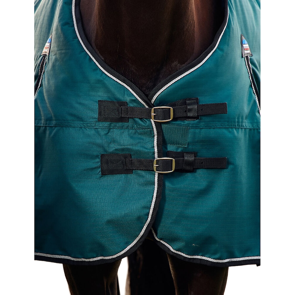 image 1 of Weatherbeeta Comfitec Classic Combo Neck 50g Horse Turnout Rug | Green | Forest Green/Black | 7Ft | 1