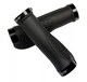 image 2 of AWE AWEGrip Alloy BMX Bike Ergonomic Black Handlebar Locking Grips + End Caps