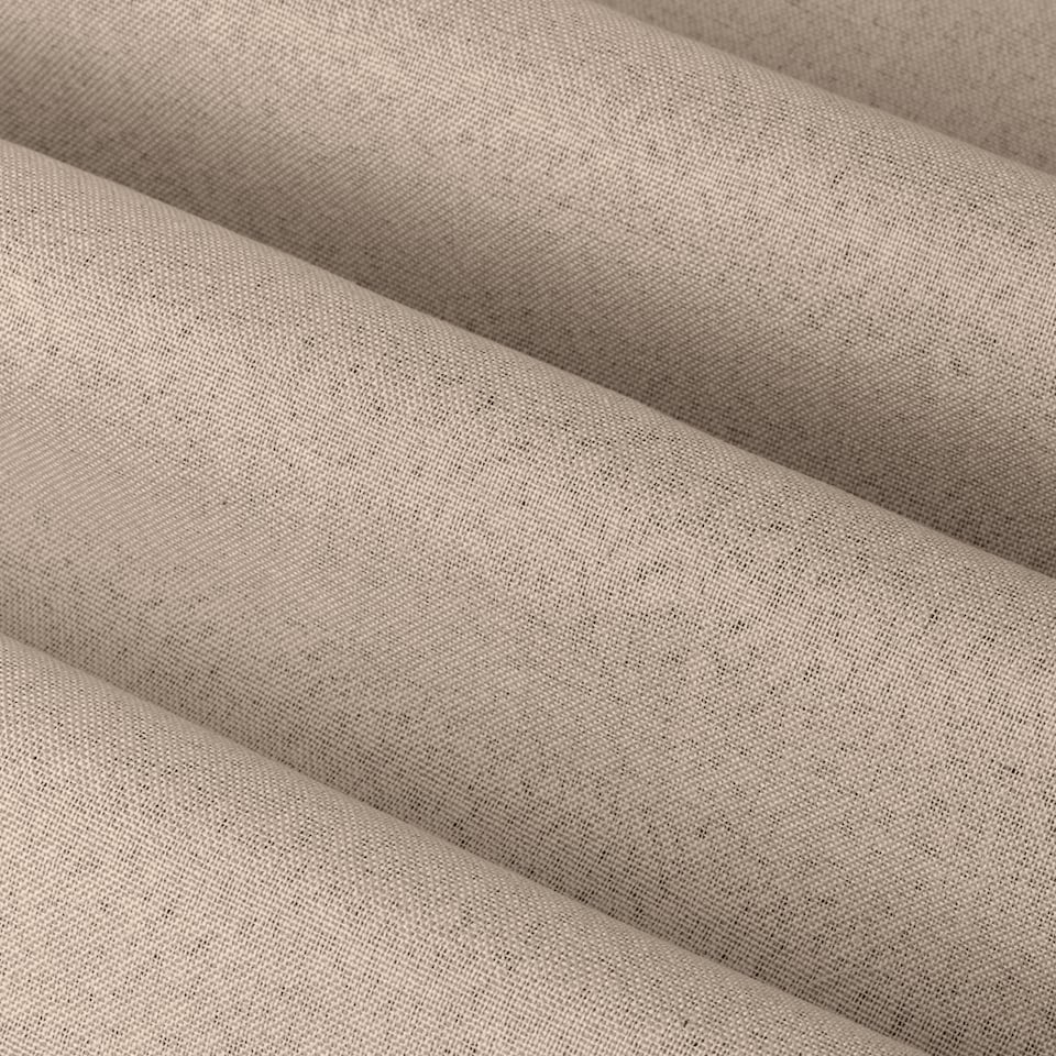 image 1 of Furn The Ultimate Blackout Textured Woven Eyelet Curtain Pair | Cream | Natural | 1