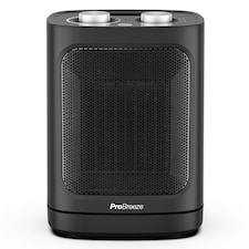 Pro Breeze 1800W Mini Ceramic Fan Heater - Black