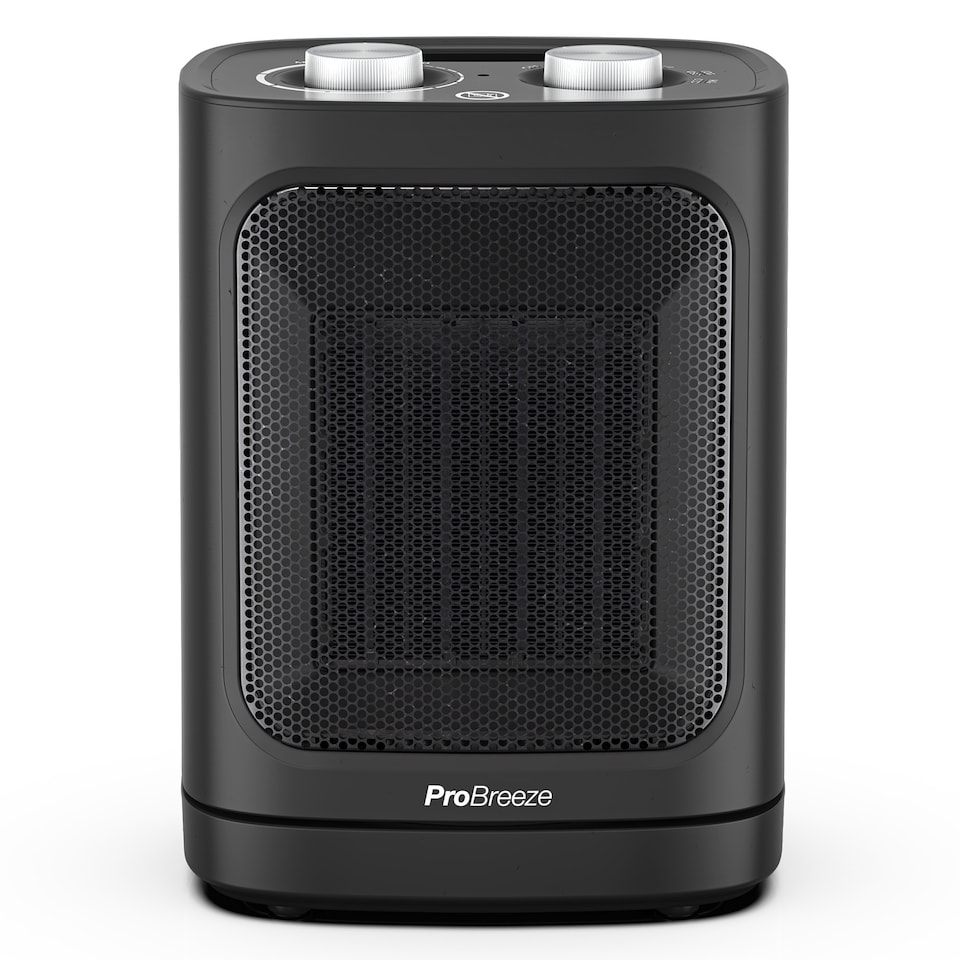 image 1 of Pro Breeze 1800W Mini Ceramic Fan Heater - Black