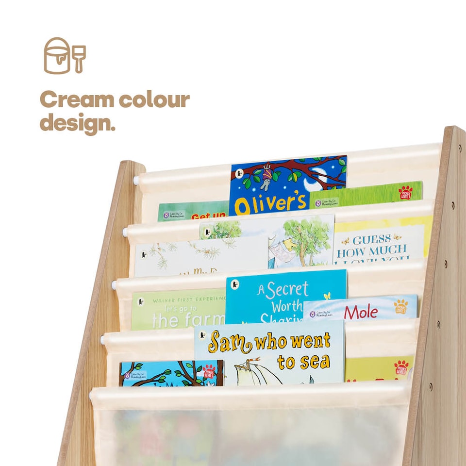 image 1 of Childrens Bookcase Cream