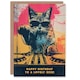 image 1 of Lovely Zeze Grunge DJ Lover Vinyl Decks Non Binary Birthday Card