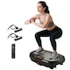 image 1 of SPORTNOW Vibration Plate Exercise Machine with 120 Speed Levels, 5 Programs | Black | Glossy black | 52.4L x 31W x 12H cm