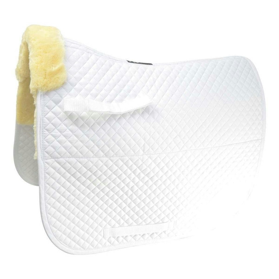 HySPEED Fab Fleece Lined Saddle Cloth - White - One Size