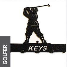 PoppyForgeGolferKeyHolderKEY11