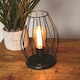 image 2 of Straits Bird Cage Frame Table Lamp | Black