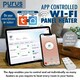 image 2 of Purus 1200W Smart Wifi Eco Heater Electric Panel Radiator Wall Mounted White