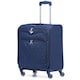 image 1 of Flight Knight Lightweight 4 Wheel 800D Soft Case Quilted Suitcase Cabin Carry On Hand Luggage Approved for easyJet & BA Maximum Size Overhead Carry On Blue | Navy | Cabin Bag