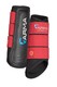 image 1 of Shires Arma Air Motion Brushing Boots | Red | Colour: Deep Red
Size: Pony