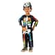 image 1 of Bristol Novelty Childrens/Kids Rainbow Skeleton Costume - Black - 1-2 Years 1