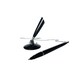 image 4 of Pack of 24 Slim Black Reception Counter Pens on Chain