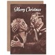 image 1 of Alternative Xmas Bizarre Gas Mask Funny Christmas Card
