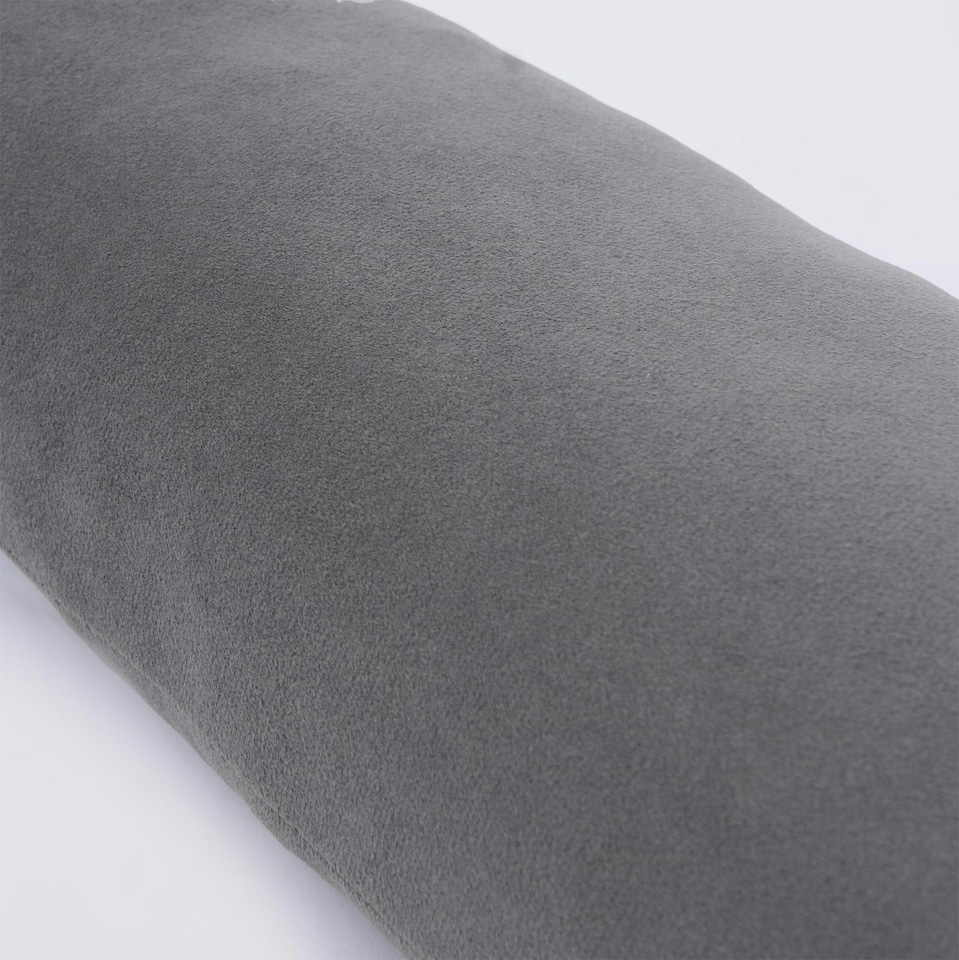 image 1 of OHS Matte Velvet Window Weather Seal Draft Draught Excluder Door Stopper, 90cm - Grey