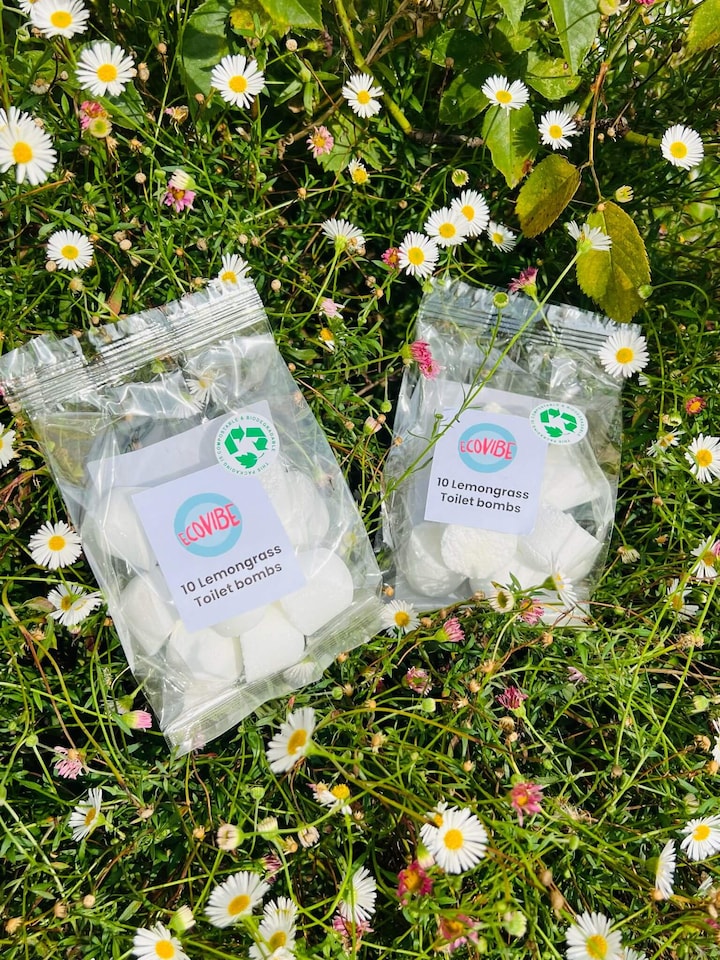 image 1 of Toilet Bomb Cleaners (Lemongrass)