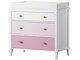 image 2 of Poppy 3 DRW Dresser with Changer White/Pink | White | White/Pink | One Size