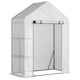 image 6 of Outsunny Greenhouse for Outdoor, Portable Gardening Plant Grow House w/ Shelf