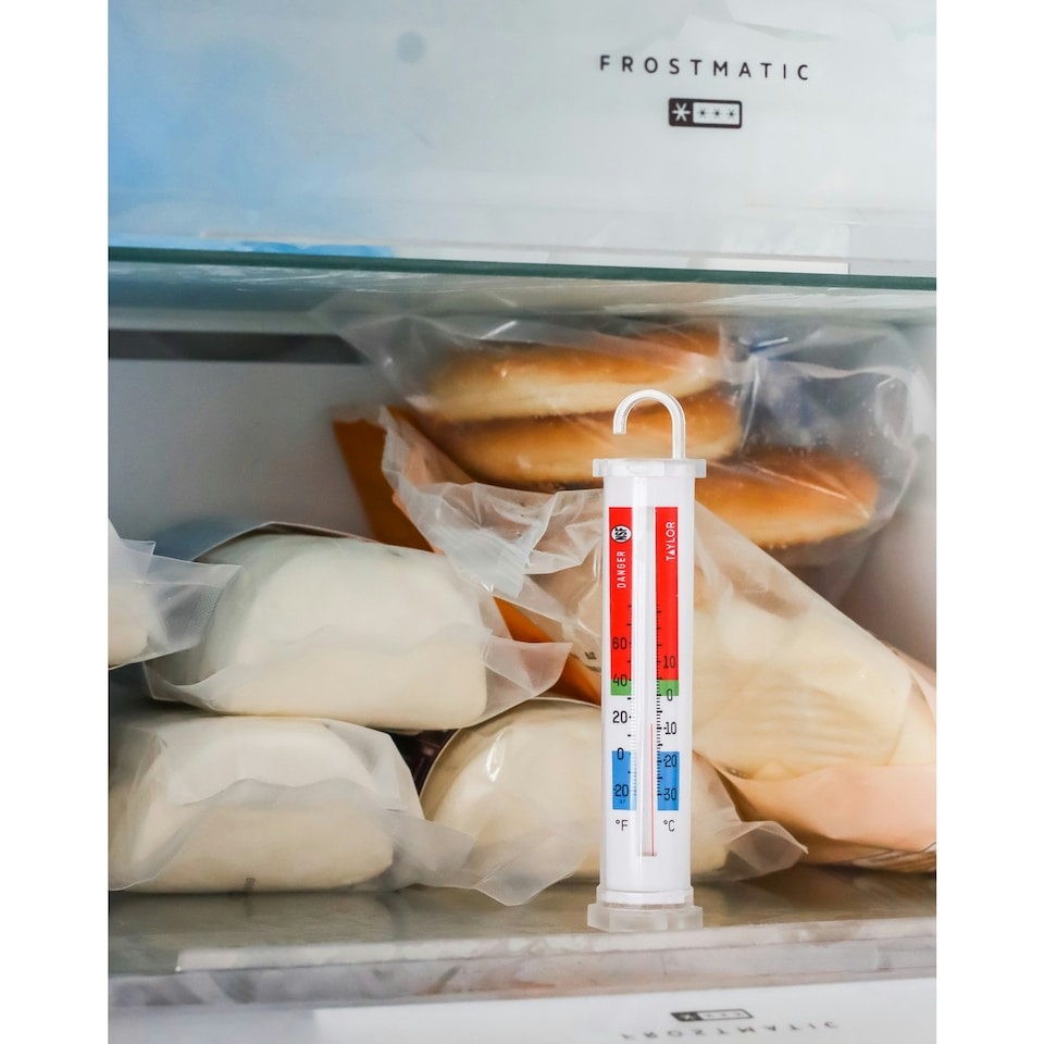 image 1 of Taylor Fridge Freezer Thermometer Clear Glycol