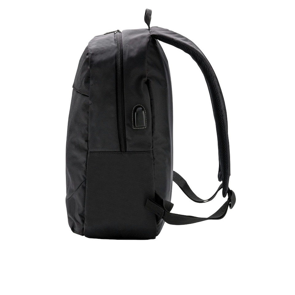 image 1 of XD Collection USB Laptop Backpack - Black - One Size | Black