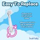 image 6 of Brush Baby Replacement Baby Sonic® Electric Toothbrush Heads 0-18 mths (2 Pack)