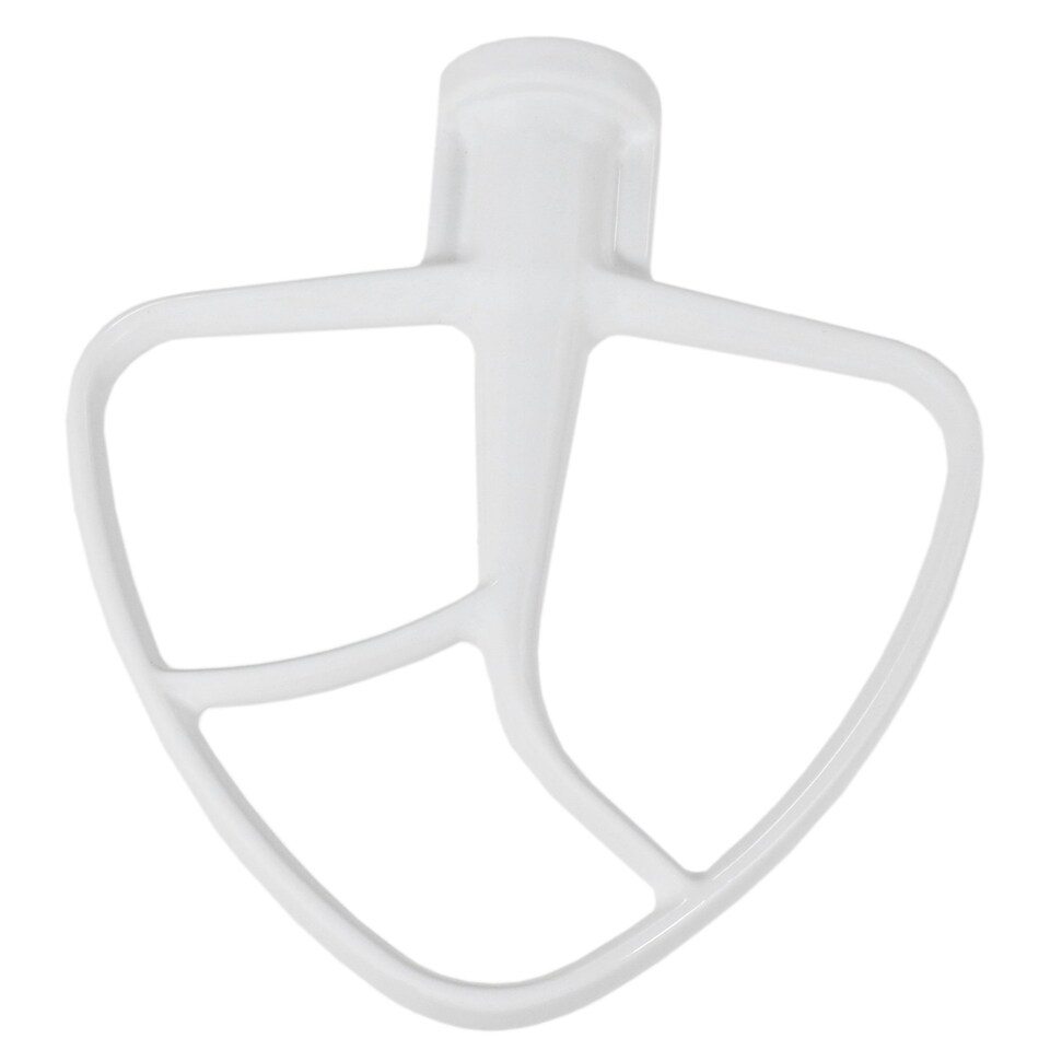 image 1 of SPARES2GO Flat Edge Beater 5K5THCB K45B Type for KitchenAid 4.3 4.7 4.8 L Tilt Head Stand Mixer KSM100 KSM103 KSM110