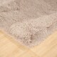 image 2 of OHS Fluffy Anti-Slip Plain Shaggy Floor Mat Rug, 160x230cm - Natural
