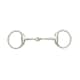 image 1 of Lorina Single Jointed Eggbutt Bradoon - Silver - 5.75in