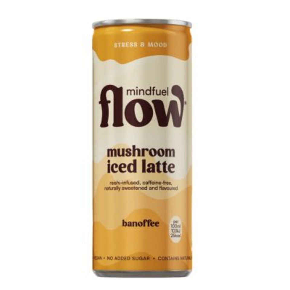 image 1 of Mindfuel Flow Restore - Reishi Oat Latte Banoffee 6 x 250ml