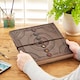 image 2 of Indra Chakra Embossed Leather Album with Semi-Precious Stones