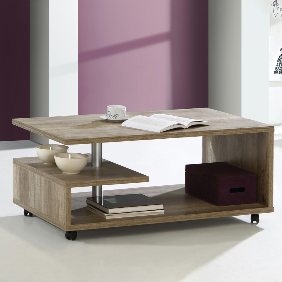 image 1 of Bailey Coffee Table in Antique Oak