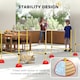 image 6 of PawHut 4-Piece Dog Agility Equipment with 4 Hurdle bars, for Training