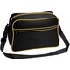 image 1 of Bagbase Retro 18L Shoulder Bag - Black/Gold - One Size Black