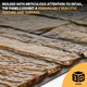 image 6 of NOVECRAFTO 3D Wall Panels – 6 PVC Sheets, Covers 2.76 sqm (29.76 sq ft), 96x48cm Each – Rustic Tan Brickwork Effect Cladding, Moisture Resistant