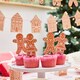 image 2 of Gingerbread Man Christmas Food Picks - Pack of 12