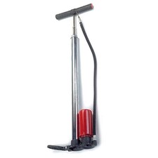 Precision Stirrup Air Pump - Black/Silver/Red - One Size