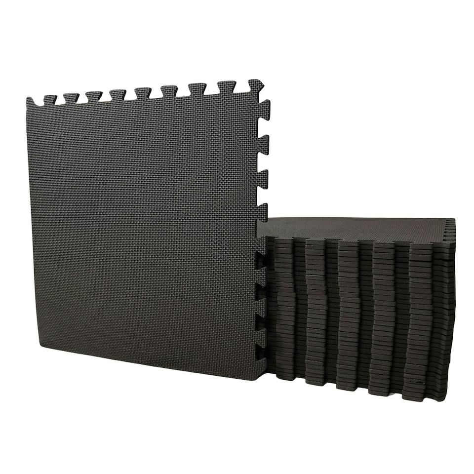 image 1 of Samuel Alexander 32 Piece EVA Foam Floor Protective Tiles / Mats 60x60cm Each - Set Covers 11.52 sqm (124 sqft)