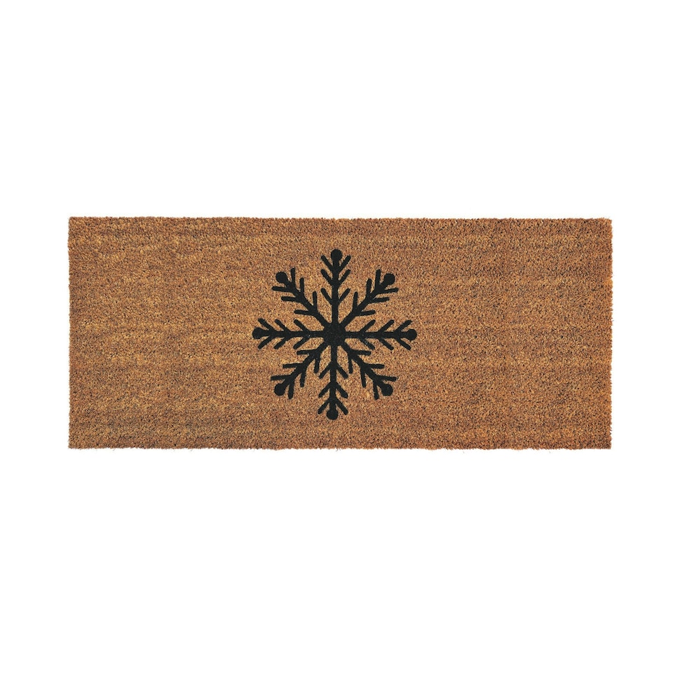 My Mat Coir Insert Snowflake 23X53