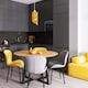image 6 of Modern Designer Satin Gold Tubular Bells Styled Ceiling Pendant Light Shade | Gold | Gold | 1