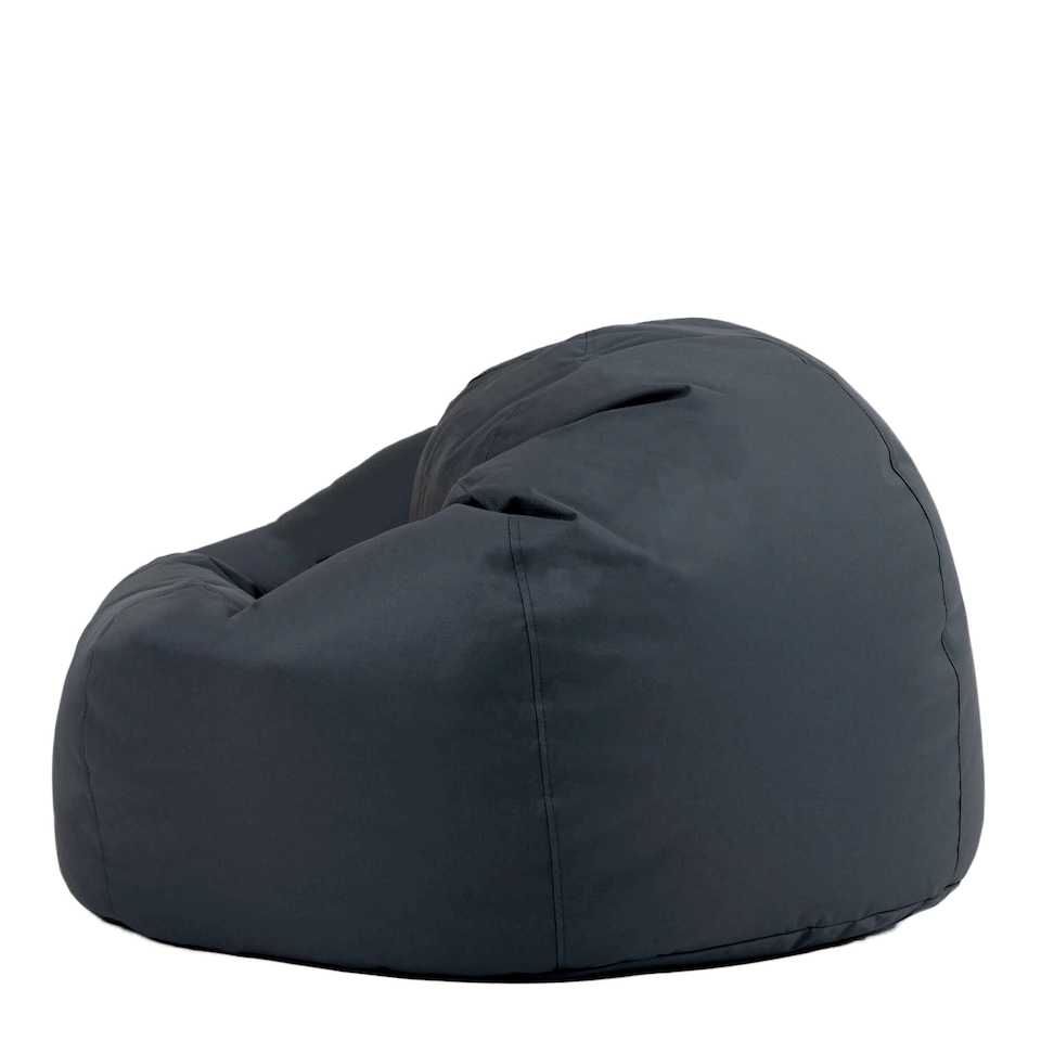 image 1 of Icon Kingston Adult Classic Indoor Outdoor Bean Bag, Charcoal Grey