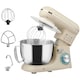 image 1 of HOMCOM Electric Stand Mixer, 4.5L Food Mixer with Dough Hook, Whisk, Beige