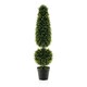 image 1 of COSTWAY 120CM Artificial Boxwood Topiary Tree with Natural Vines Green | One Size