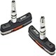 image 2 of AWE 72mm Triple Contour Bike V Brake Blocks/Pads Grey/Orange/White