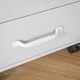 image 8 of HOMCOM File Cabinet with 3 Drawers, Under Desk Mobile Filing Cabinet White