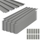 image 1 of Outsunny Pack of 12 Metal Roofing Sheets for Greenhouse, Light Grey Grey