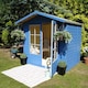 image 1 of Lumley Shiplap Summerhouse Garden Sun Room Approx 7 x 5 Feet Brown